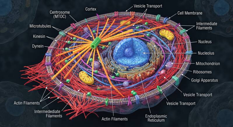 Illustration cytosquelette
