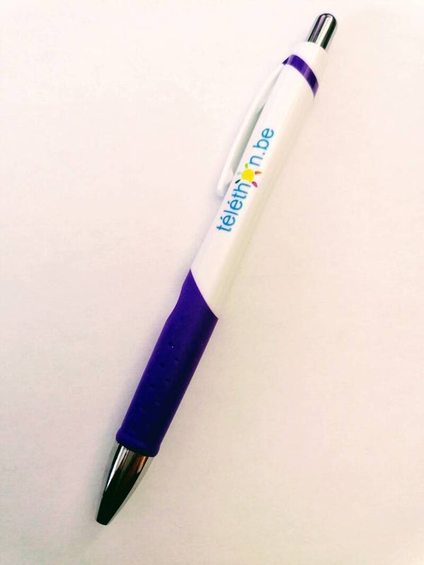 Stylo bille Téléthon vert