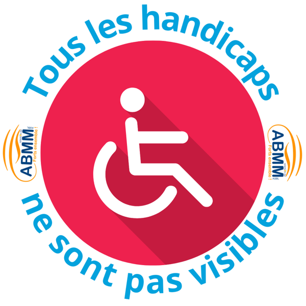Autocollant handicap invisible