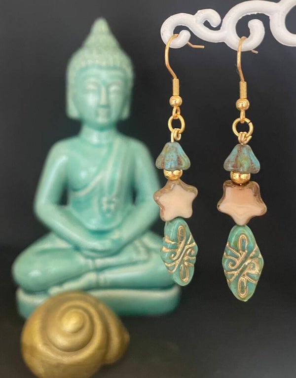 Oorbellen Arabic Turquoise