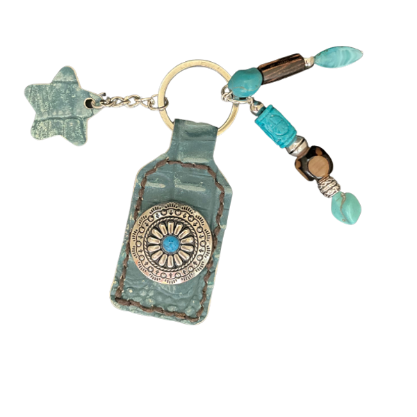 Sleutelhanger Turquoise love