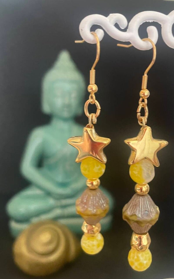 Oorbellen Luxury Yellow