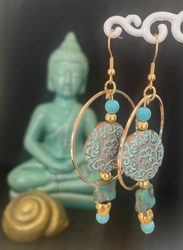 Oorbellen Blue Wonder