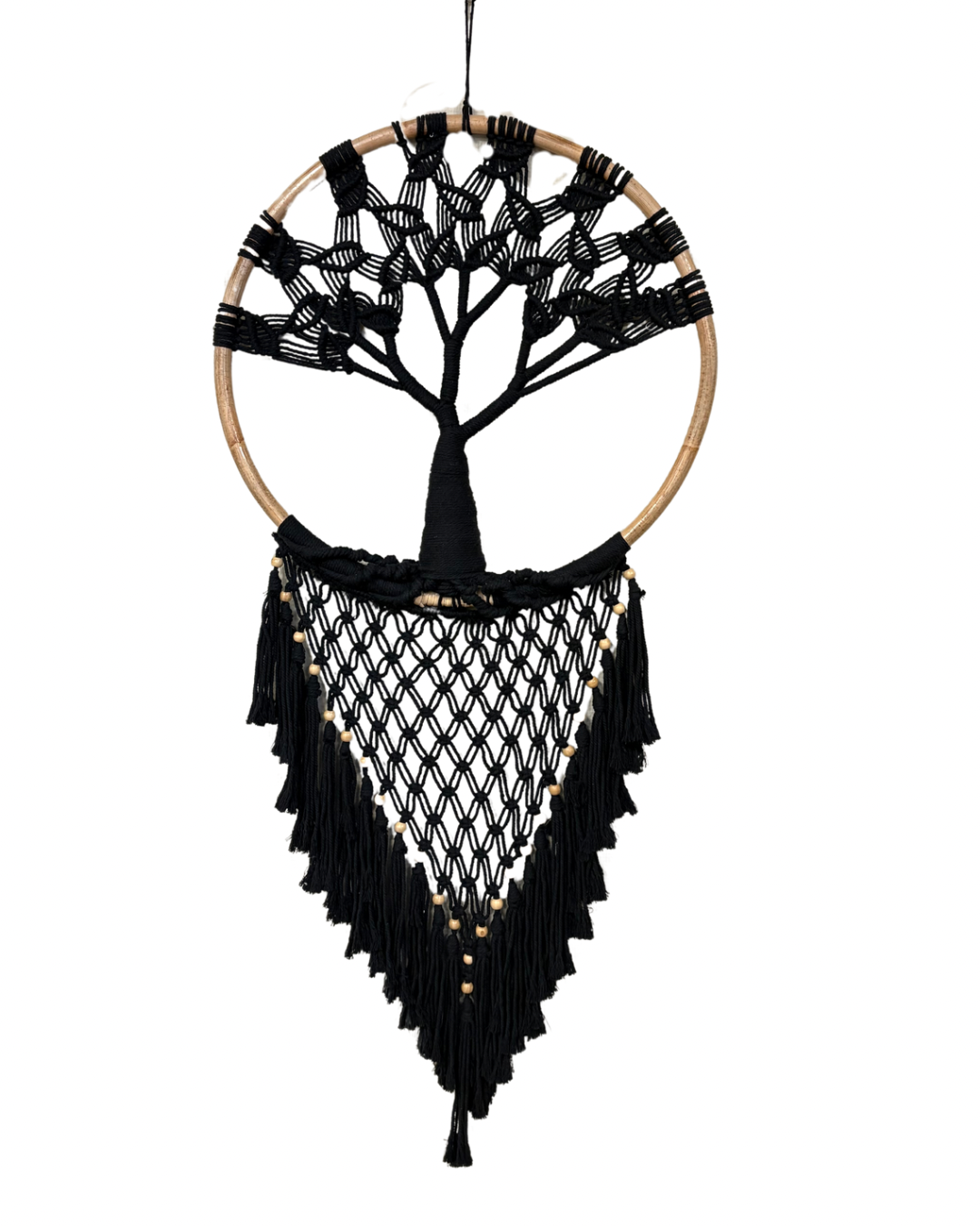 Dreamcatcher Tree of Life Deluxe zwart 32-52 cm