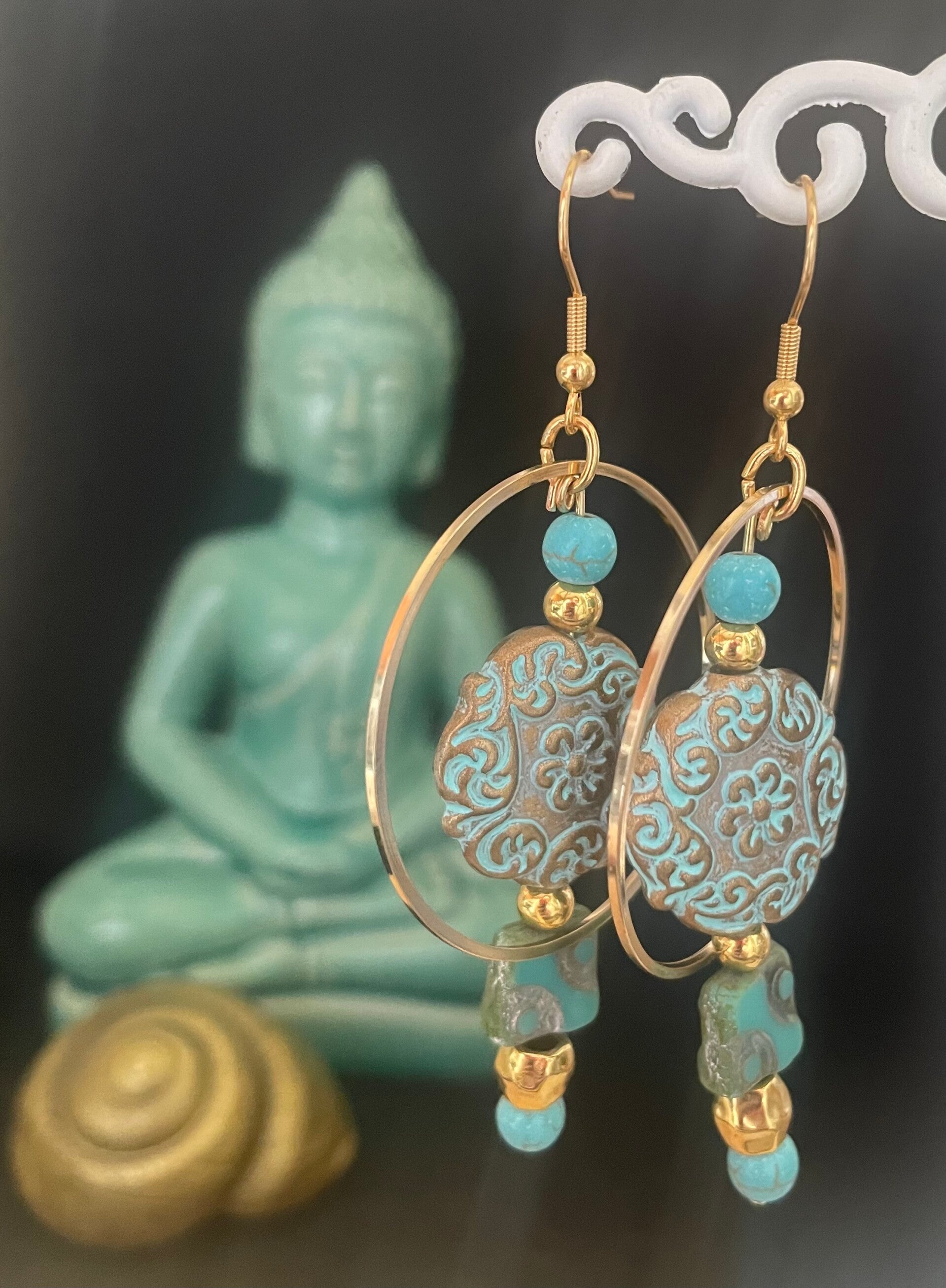 Oorbellen Blue Wonder