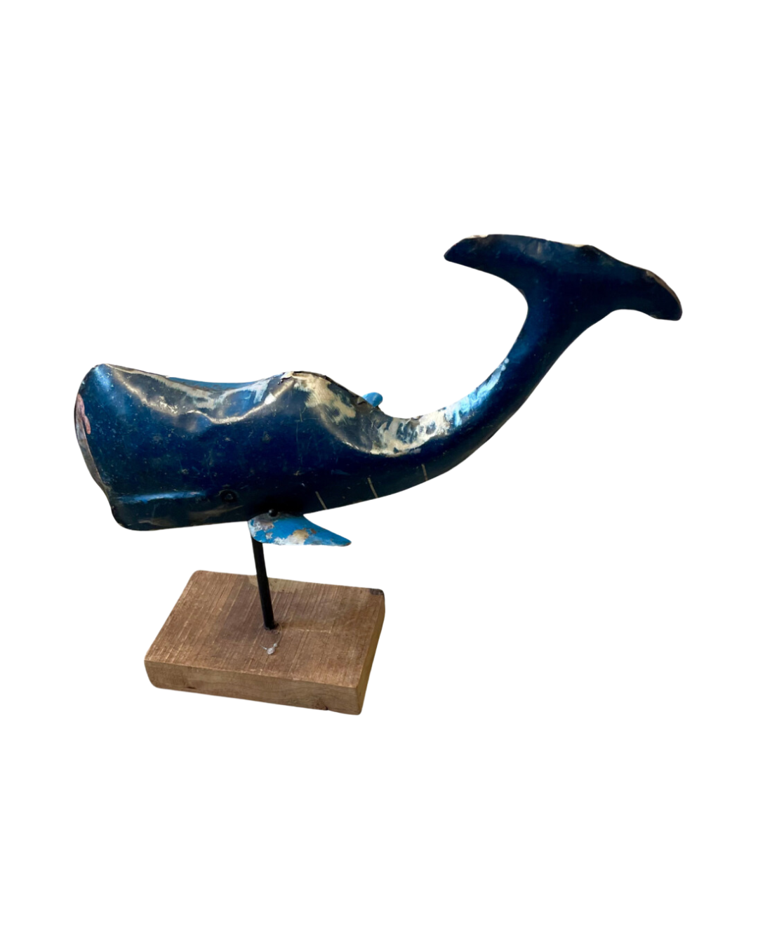 Gerecyclede walvis van blik