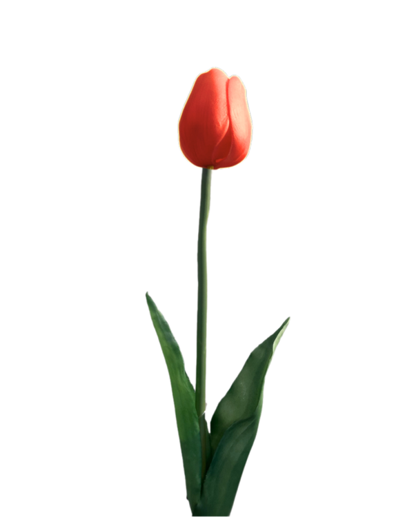 Kunsttulp oranje 'real touch'