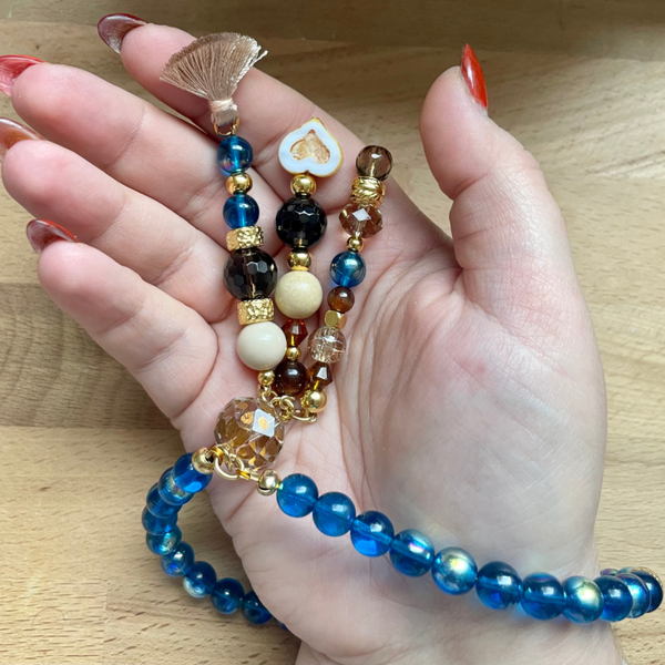 Tasbih blauw