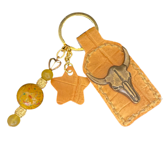 Sleutelhanger Yellow skull