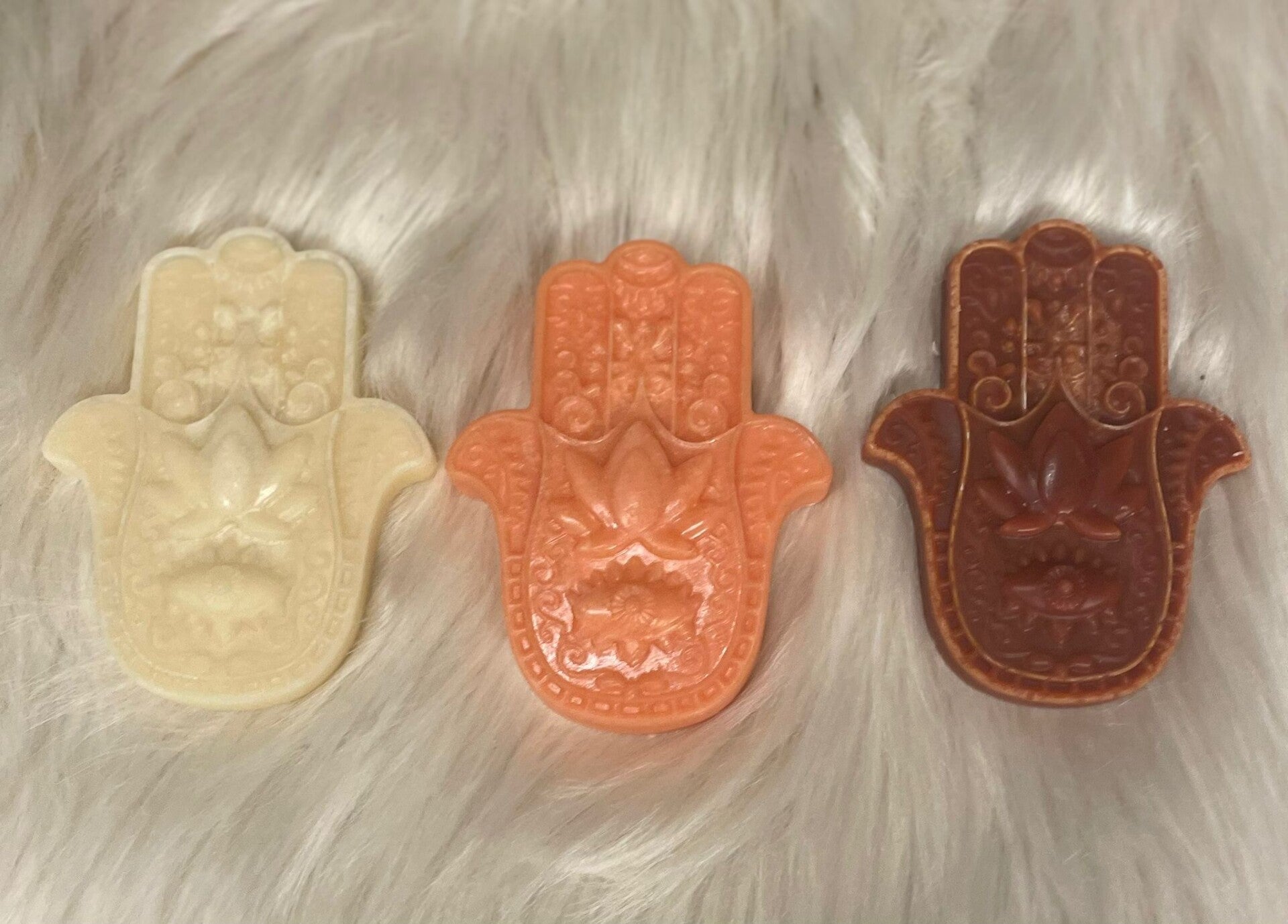 Amberfiguur Hamsa handje