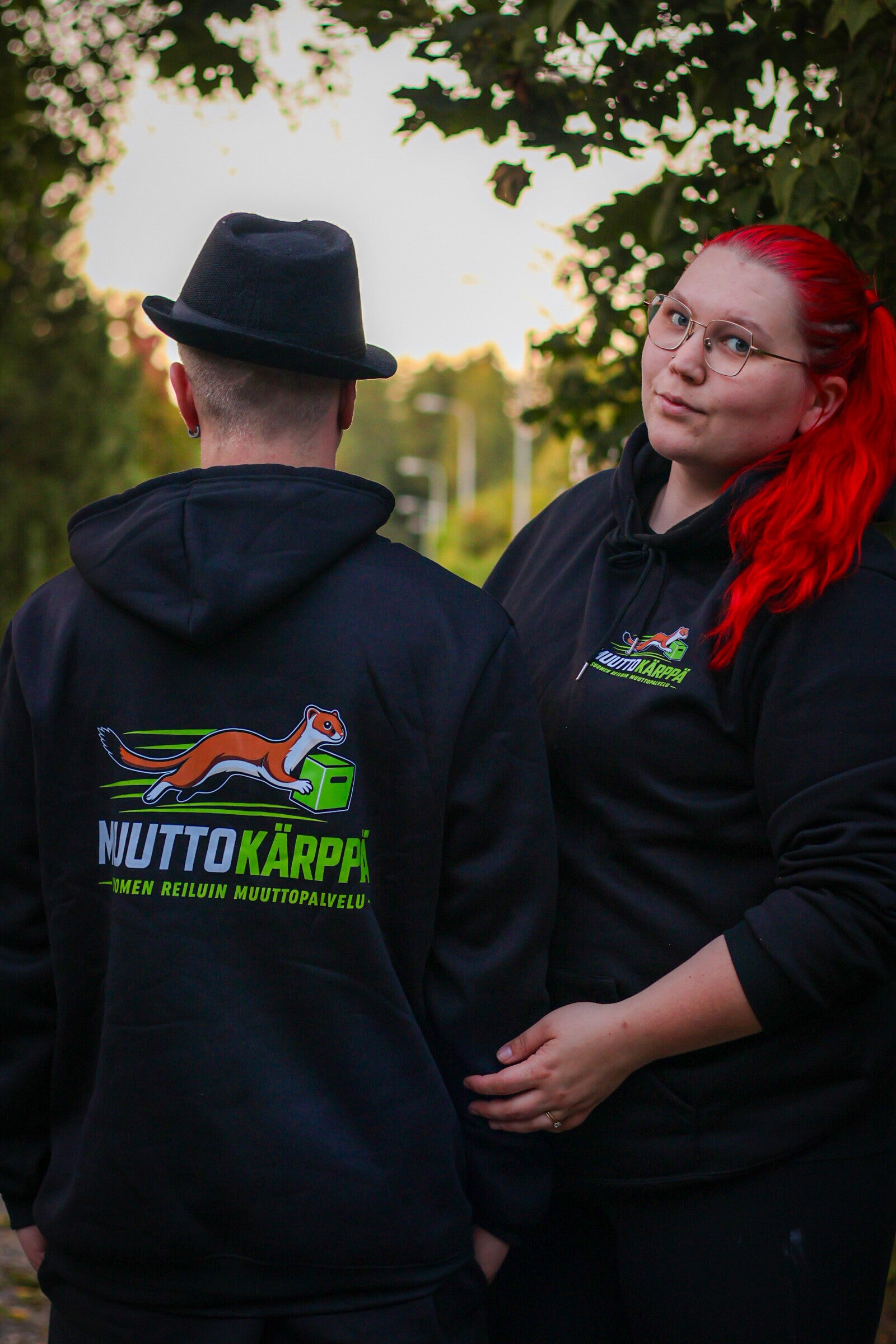 MuuttoKärpän yrittäjät Kirsti ja Kalle