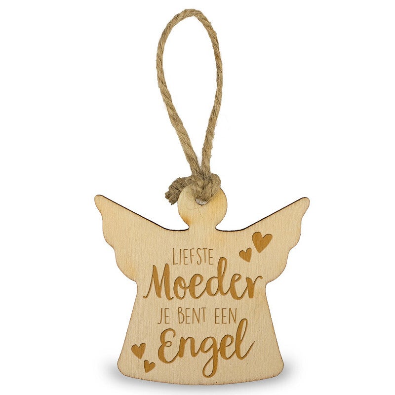 Houten Engeltje: Moeder