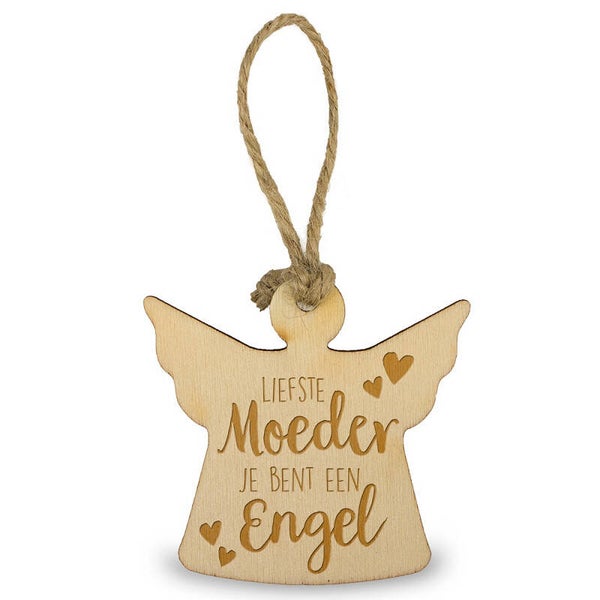 Houten Engeltje: Moeder