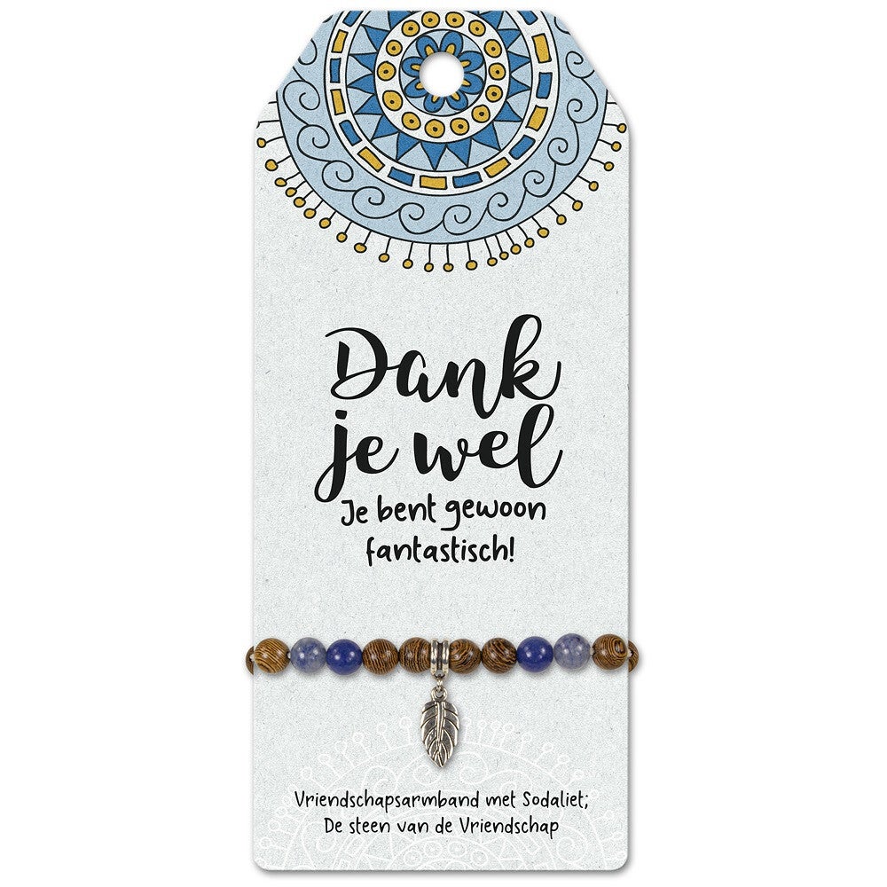 Vriendschapsarmband: Bedankt