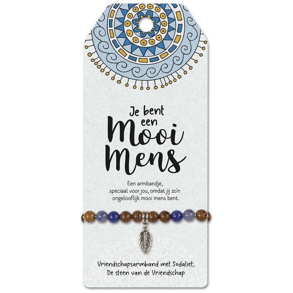 Vriendschapsarmband: Mooi mens