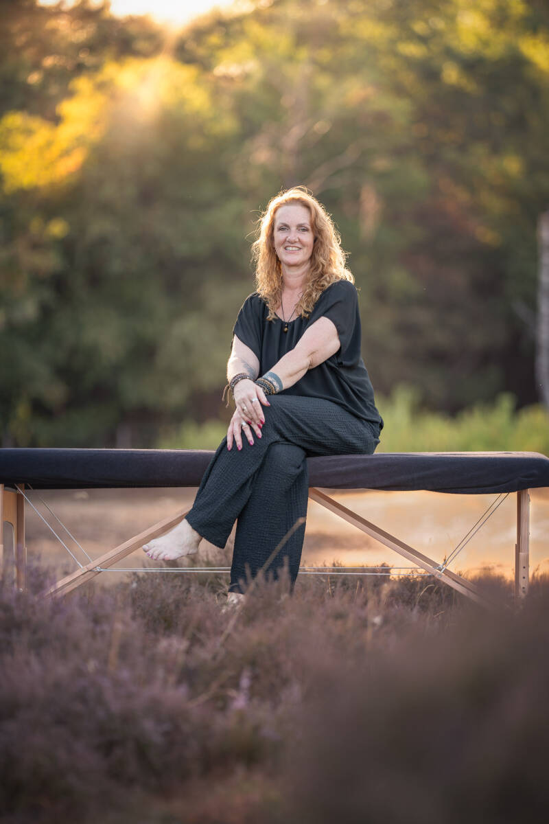 Linda, oprichtster van ZachtStroom, mobiele welness aan huis