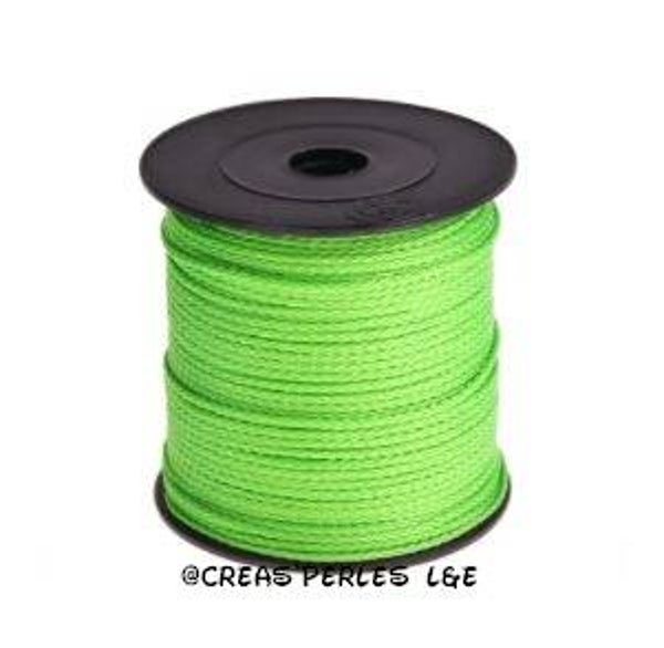 Fil polyester 1,5mm vert pomme