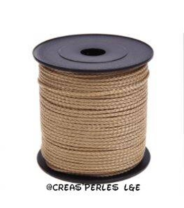 Fil polyester 1,5mm beige
