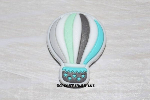 Montgolfière silicone turquoise