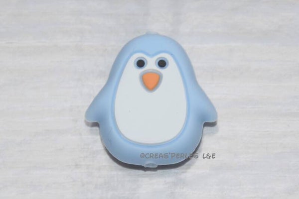 Pingouin silicone bleu clair