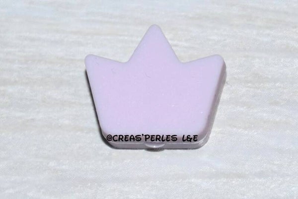 Petite couronne silicone lilas