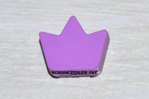 Petite couronne silicone violet