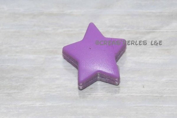 Petite étoile silicone violet