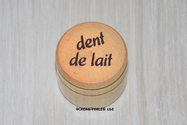 Boite à dent bois