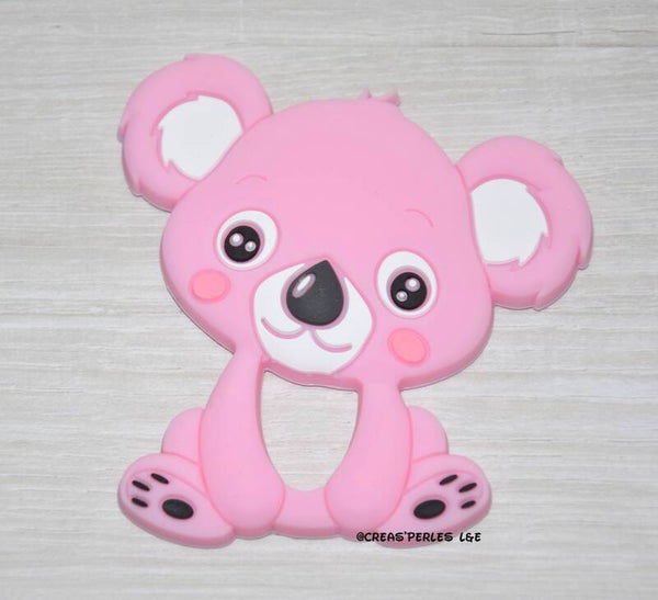 Anneau de dentition koala rose