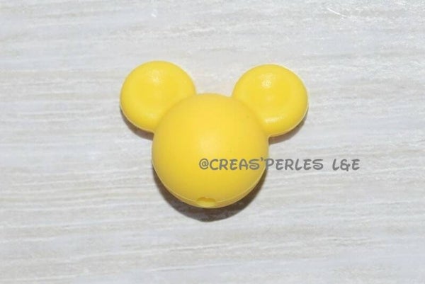 Mickey silicone jaune