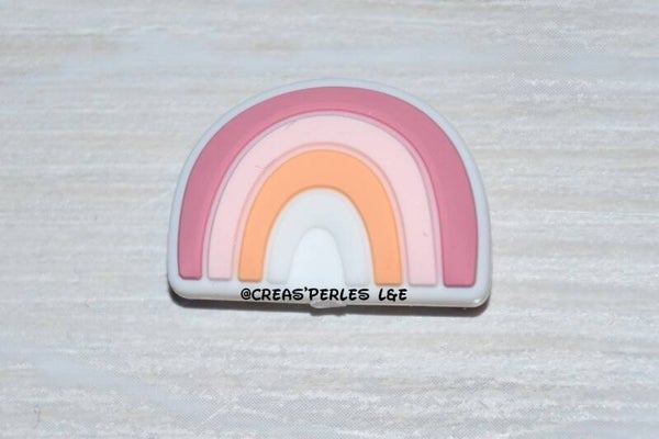 Arc en ciel silicone rose