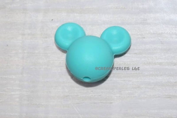 Mickey silicone bleu turquoise