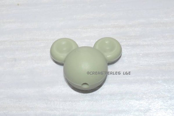Mickey silicone vert pale