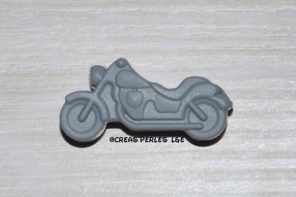 Moto silicone gris foncé