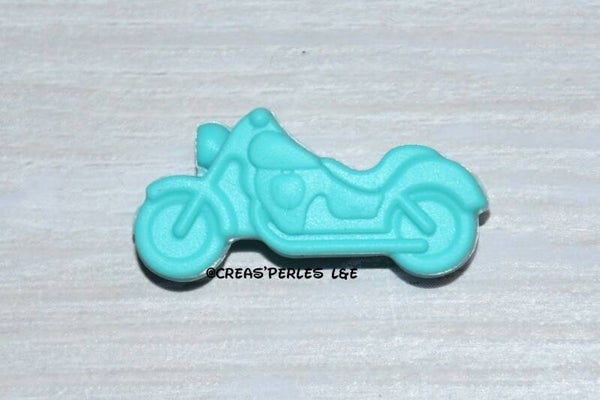Moto silicone bleu turquoise