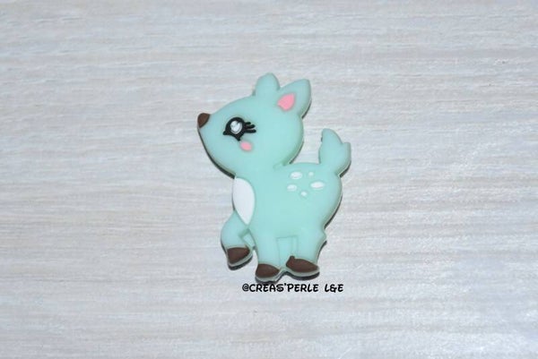 Biche silicone menthe