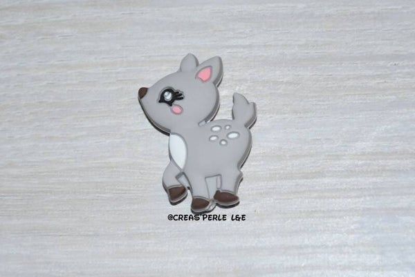 Biche silicone gris clair