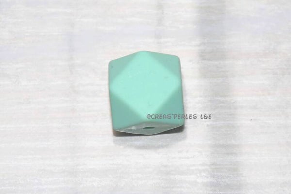 Hexagone silicone menthe