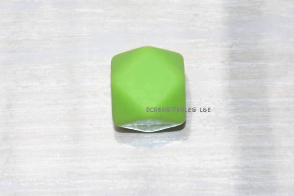 Hexagone silicone vert pomme