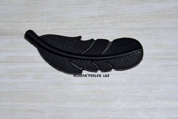 Plume silicone noir