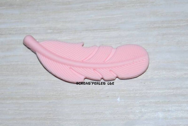 Plume silicone rose clair