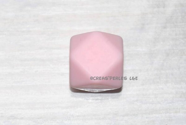 Hexagone silicone rose candy