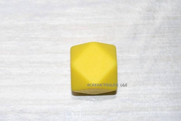 Hexagone silicone jaune