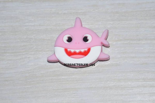 Requin silicone rose claire