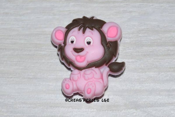 Lion silicone rose clair