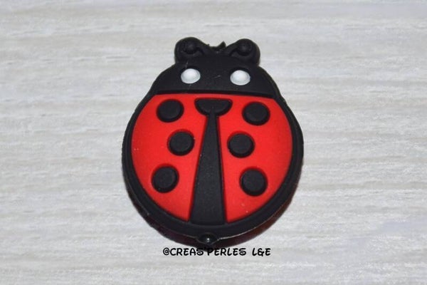 Coccinelle silicone rouge