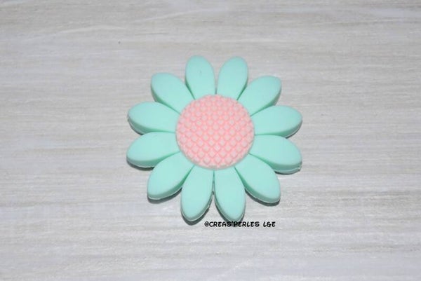 Marguerite silicone menthe