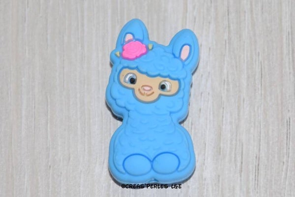 Lama silicone bleu azur