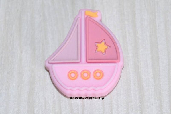 Bateau silicone rose clair