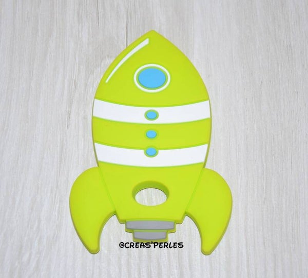 Fusée silicone vert clair